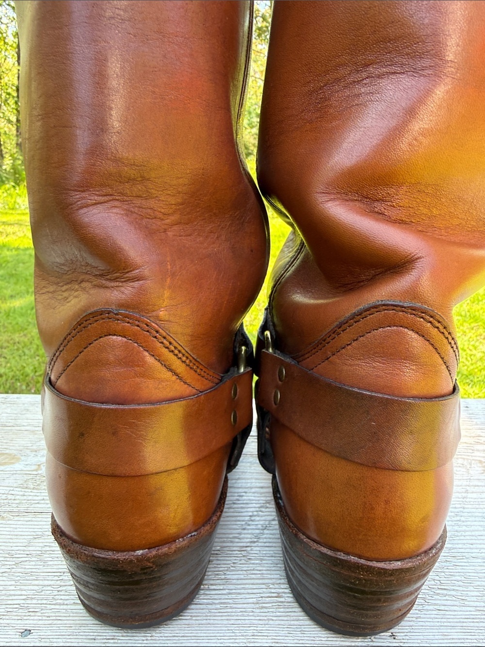 Vintage Made in USA Frye
Brown Leather Harness Boots - Picture 8 of 13